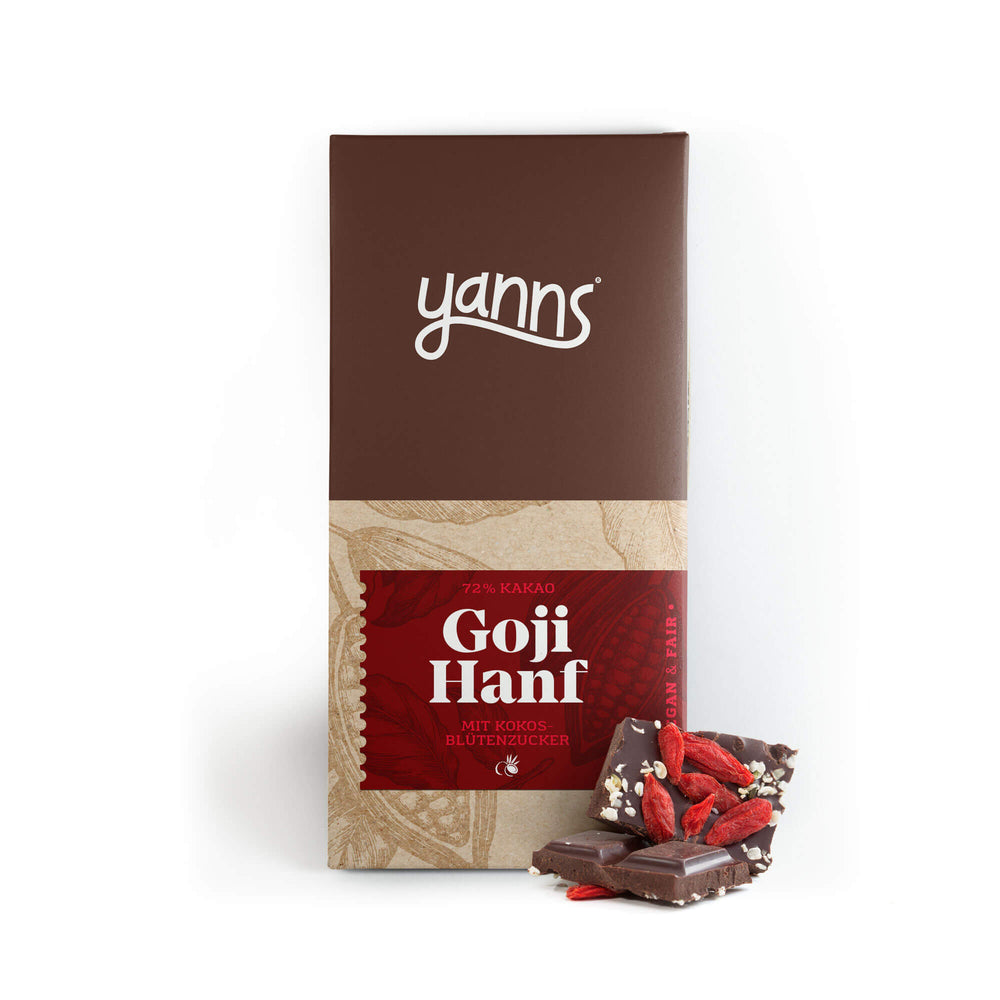 Schokolade Goji-Hanf