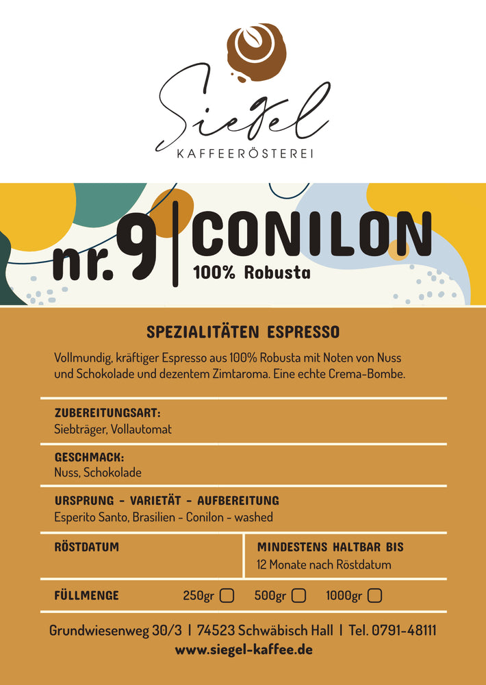 Nr. 9 | Conilon - 100% Robusta